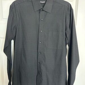 Pierre Cardin Charcoal Button Down Shirt